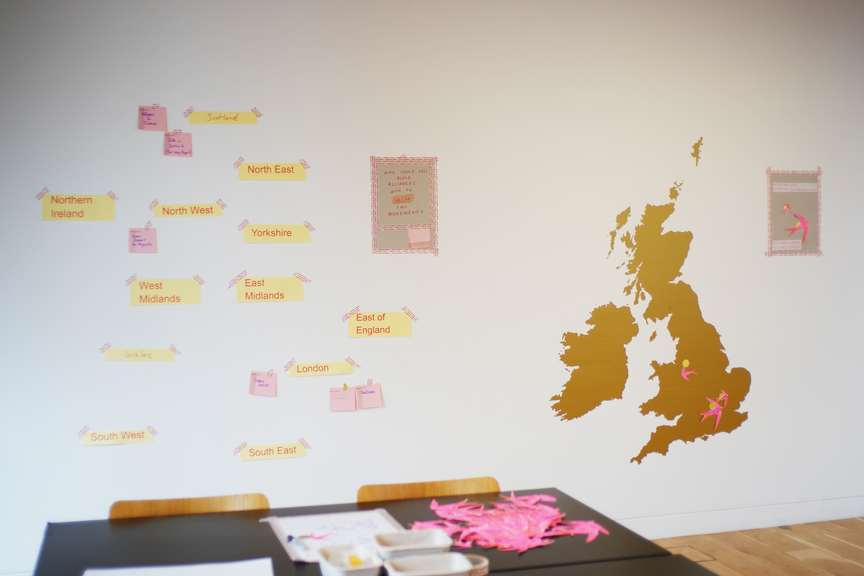 Map of the SKNB network in the UK