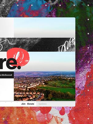An example of our design and development work: the Claim the Future website